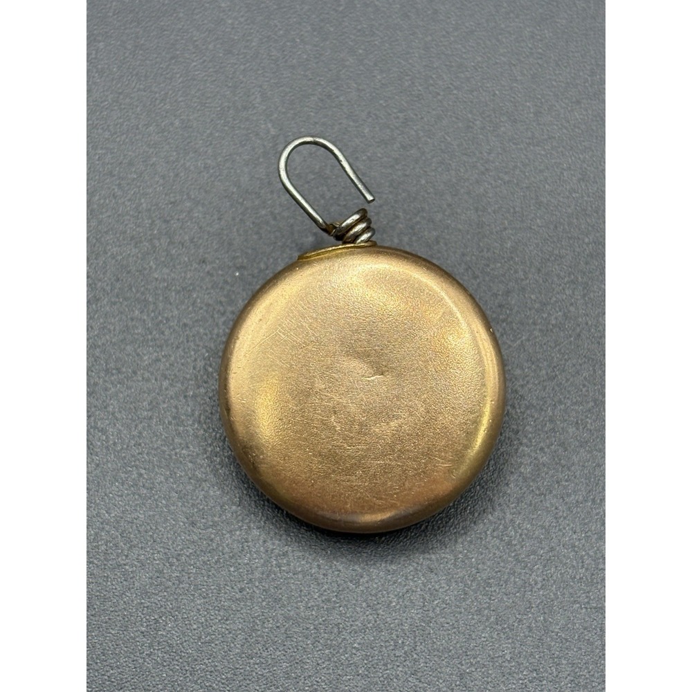 Antique 1910 Gold Filled Key Chain New York Brooch F1
